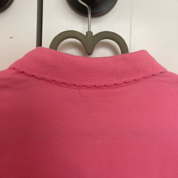 US Polo Assn Girls Top 8-9 Y Pink Polo Logo Embroidered Short Sleeve Collar new - Picture 9 of 17